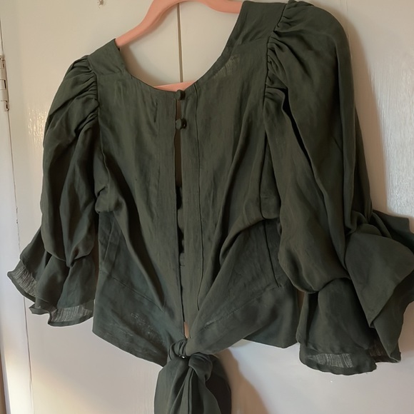 All That Remains Linen Blouse - Picture 3 of 4